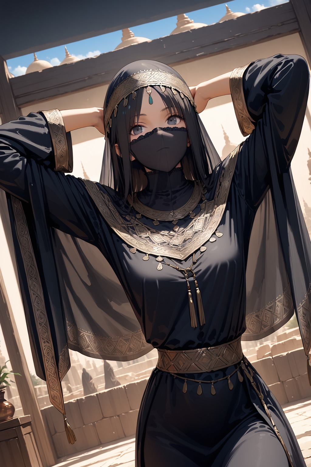 アバヤとニカブ/イエメンの民族衣装