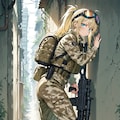 女兵士(マシンガン) 2枚目