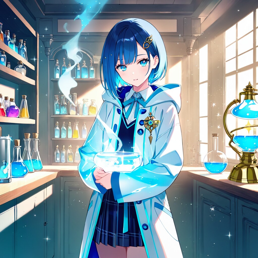 魔法薬学部の朝実験