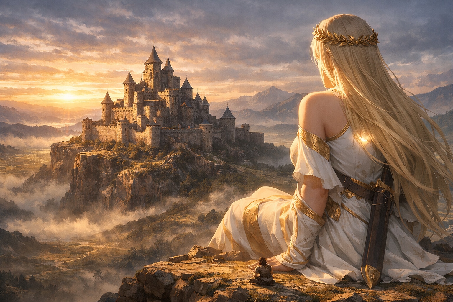 【エレウセリオン神話記：光の女神編／第１章　光の眠る都市】あらすじ | の人気AIイラスト・グラビア