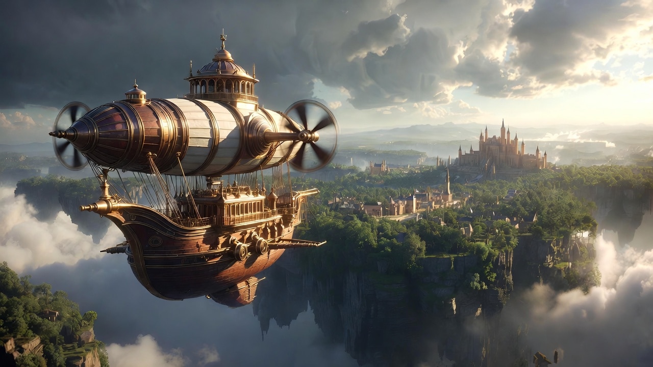 天空の城 | の人気AIイラスト・グラビア