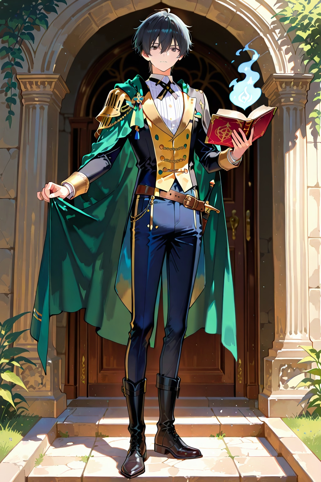 若い男性魔術師26.5.24-1 | の人気AIイラスト・グラビア
