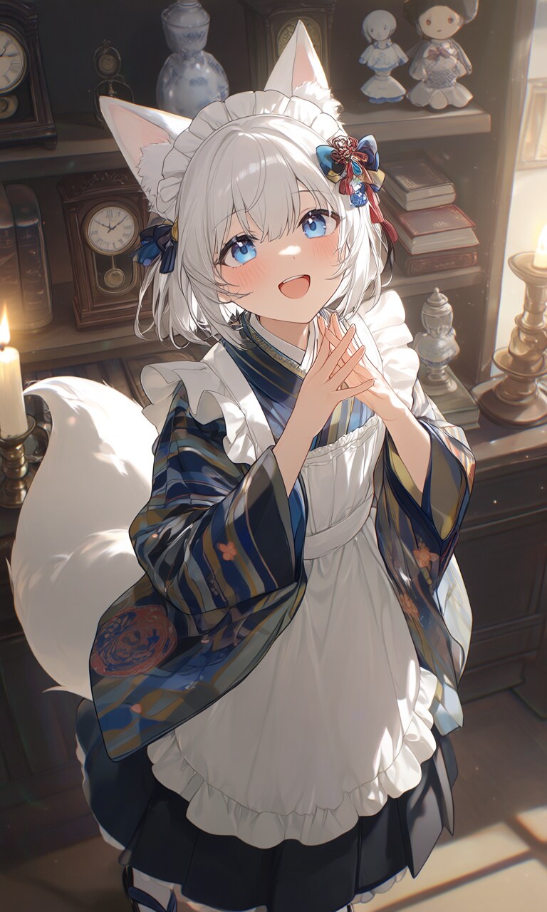 骨董品店の和メイドさん1