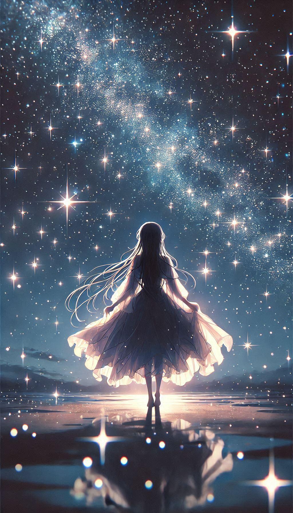 星の下 | の人気AIイラスト・グラビア