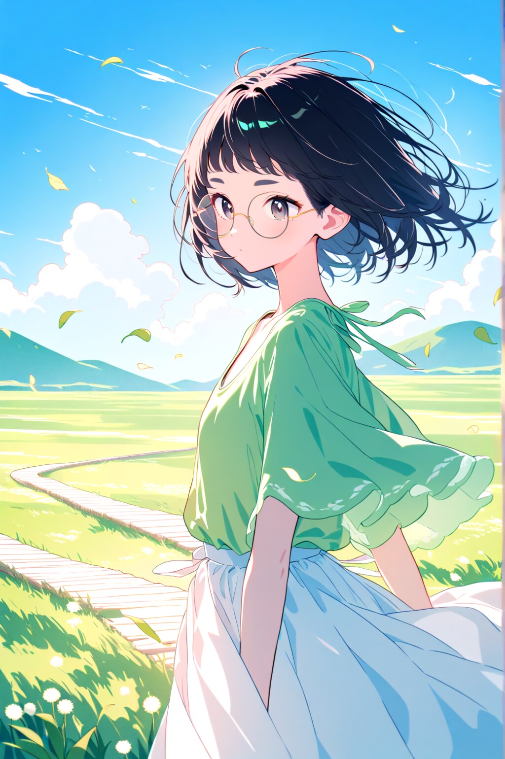 皐月の風に吹かれて