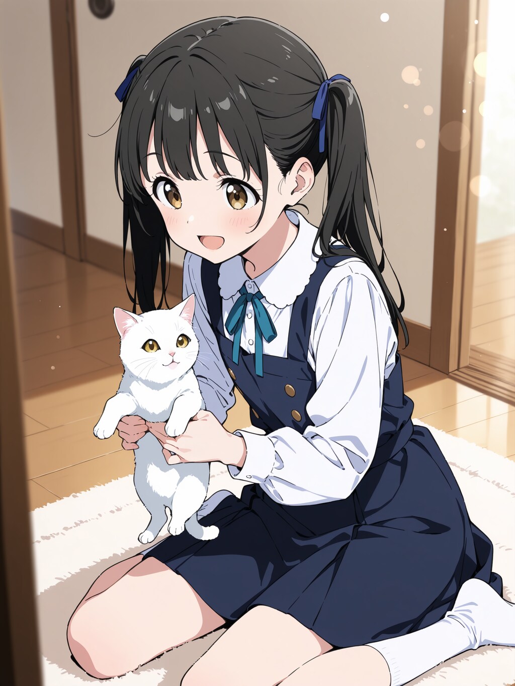 猫と遊ぶ