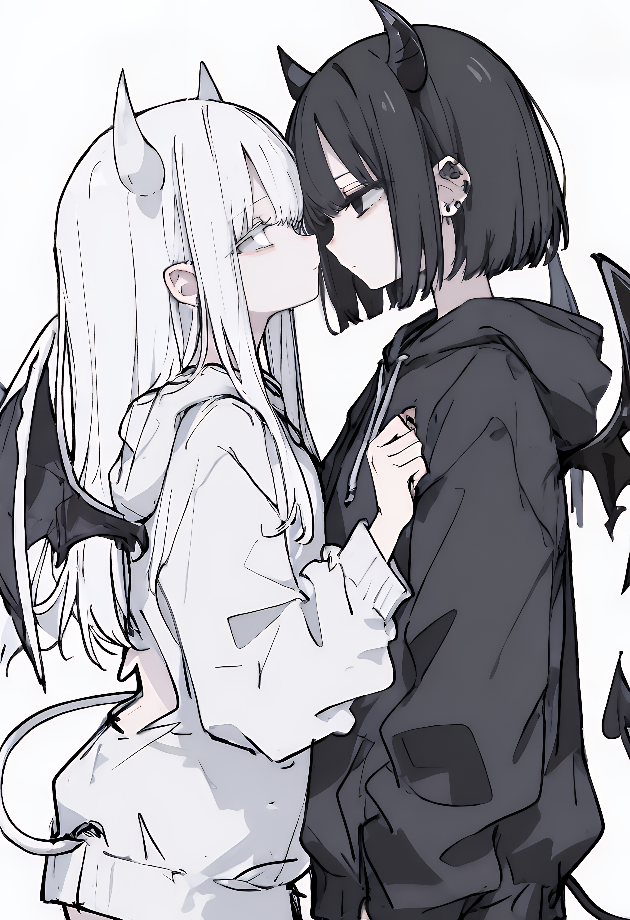 黒い悪魔と白い悪魔