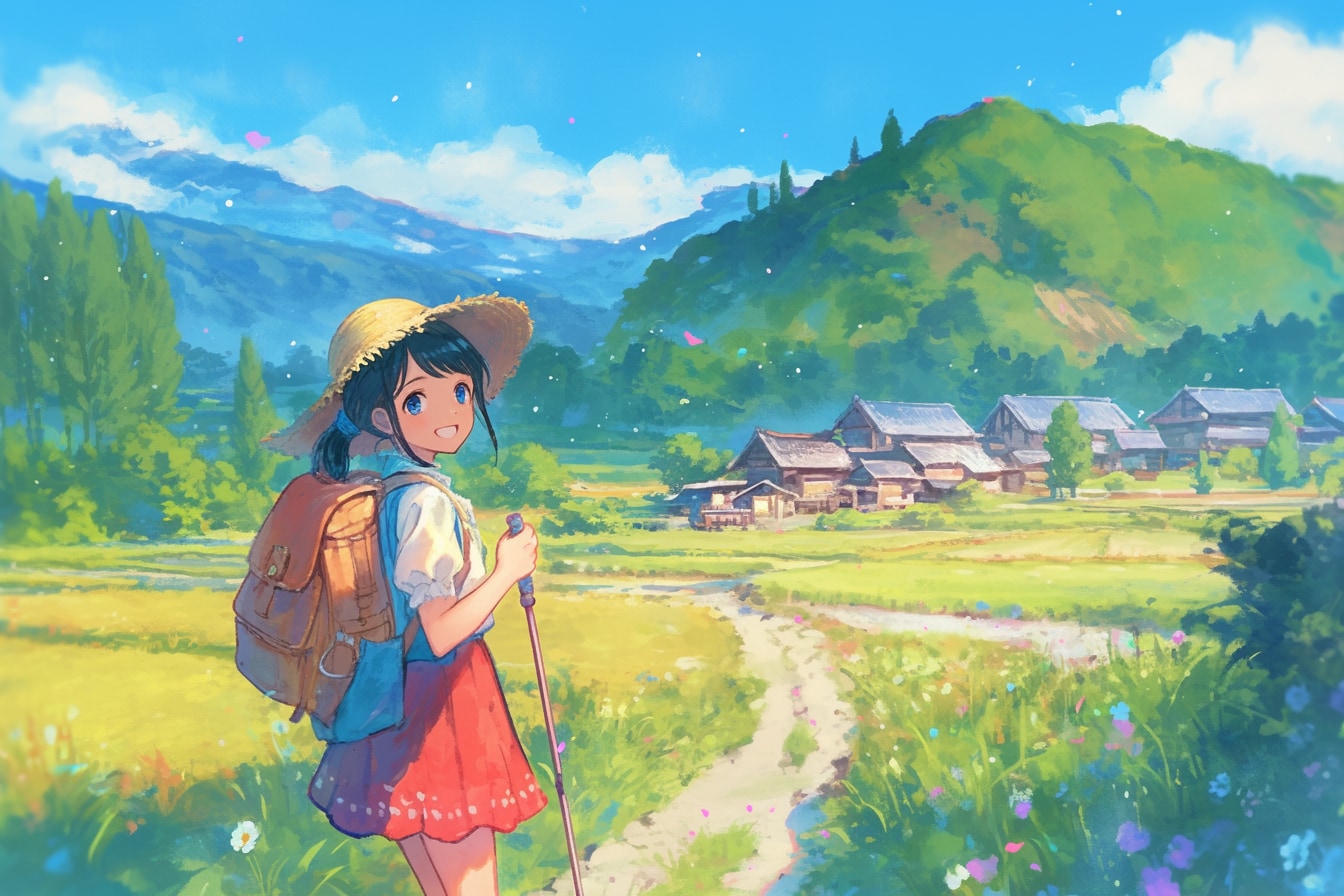 旅する少女82 | の人気AIイラスト・グラビア