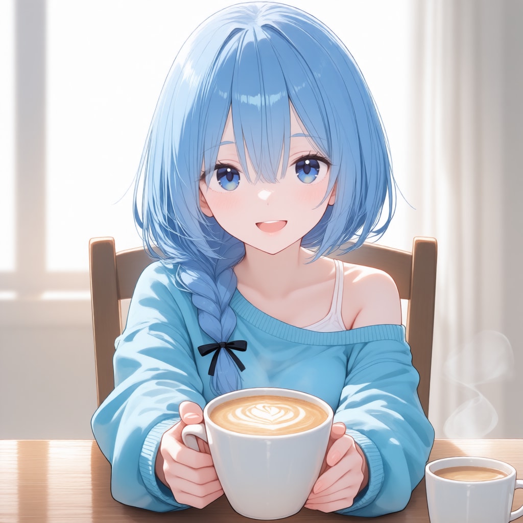 おはよう、コーヒー淹れたよ♪