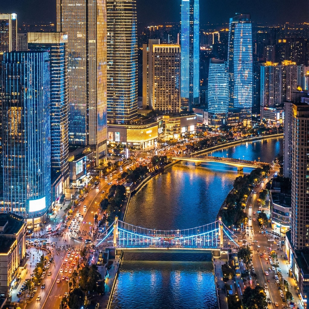 とても煌びやかな街🌇