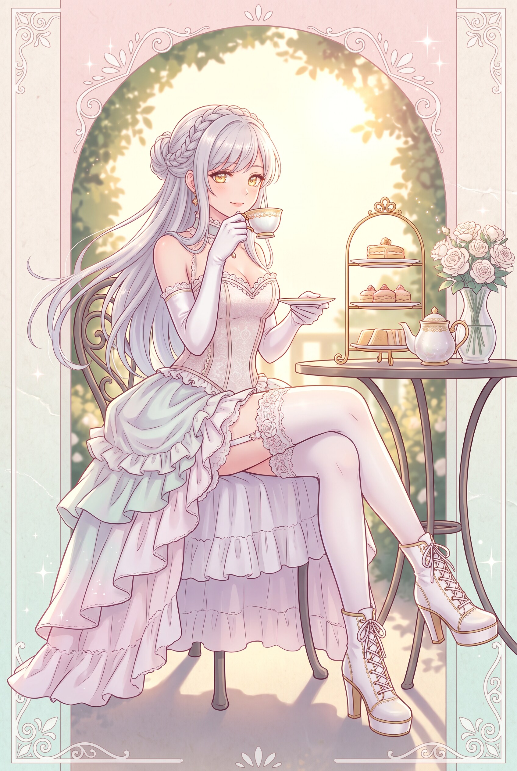 陽光薔薇茶会