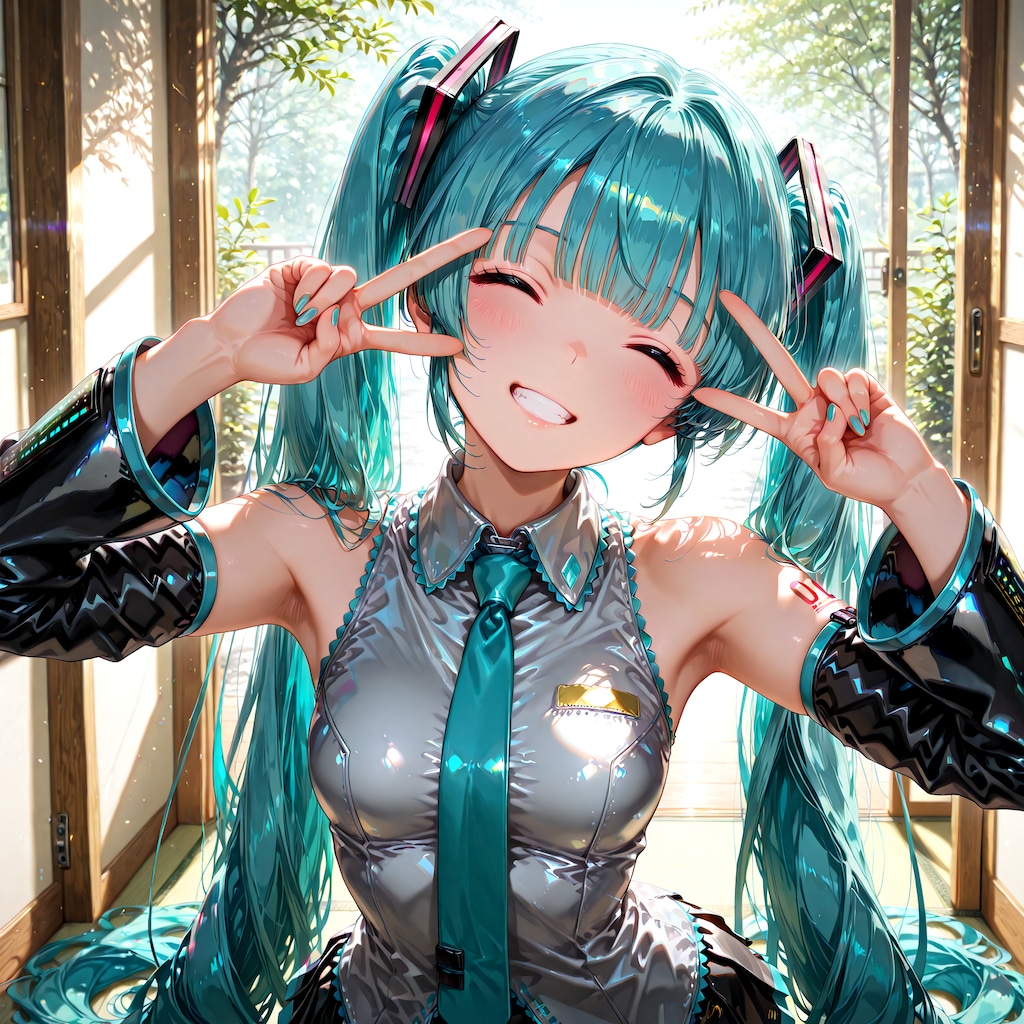 ぱっつんミクちゃん