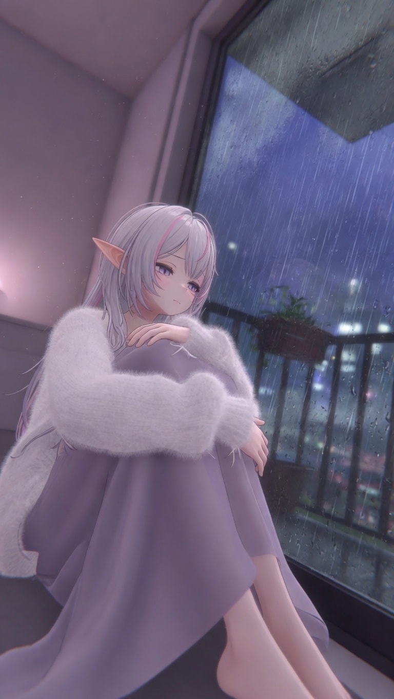 最近雨しか降ってないな…なんか気分下がるな。