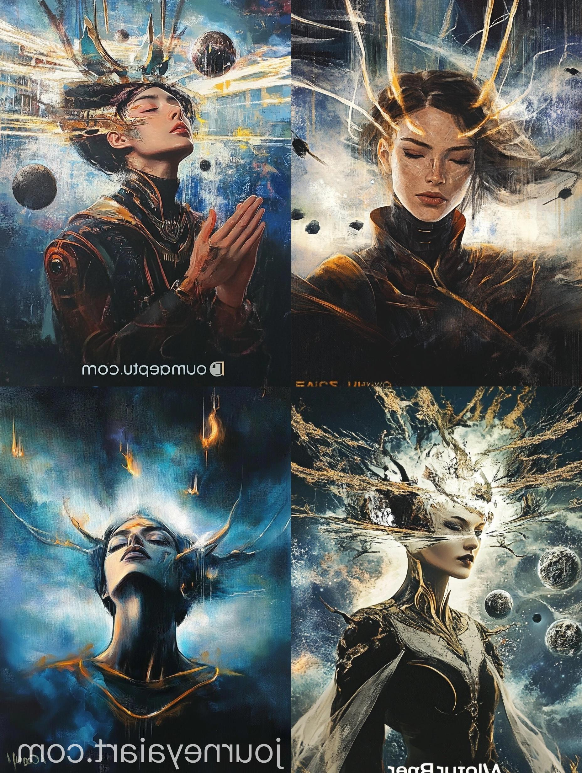 MTGのイラストに使えそうな感じするなぁ。 オリジナルカード作って遊ぶとか楽しそう | の人気AIイラスト・グラビア