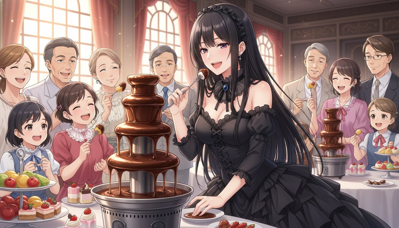 チョコレートファウンテン。 | の人気AIイラスト・グラビア