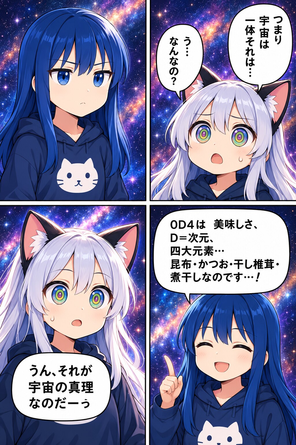 宇宙の真理を塗りなおして貰った