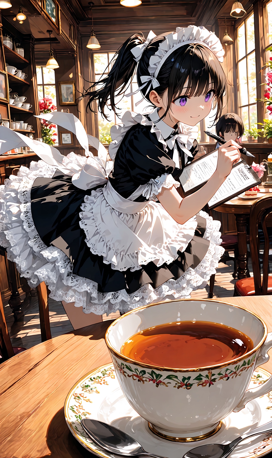 serving a customer | の人気AIイラスト・グラビア