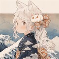 猫娘北斎 4枚目