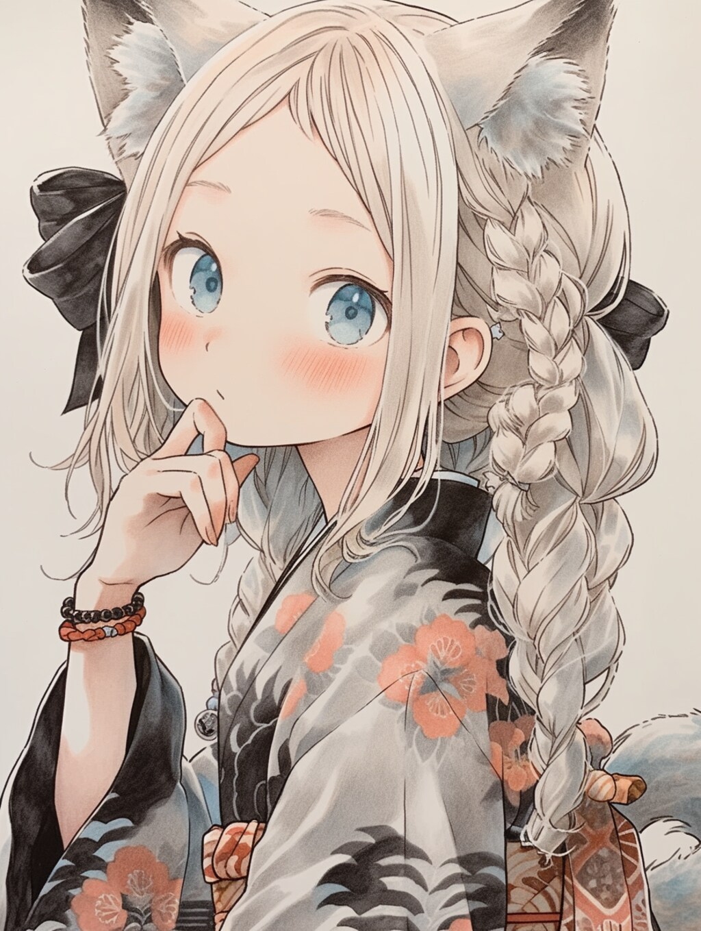 猫娘北斎