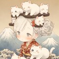 猫娘北斎 3枚目