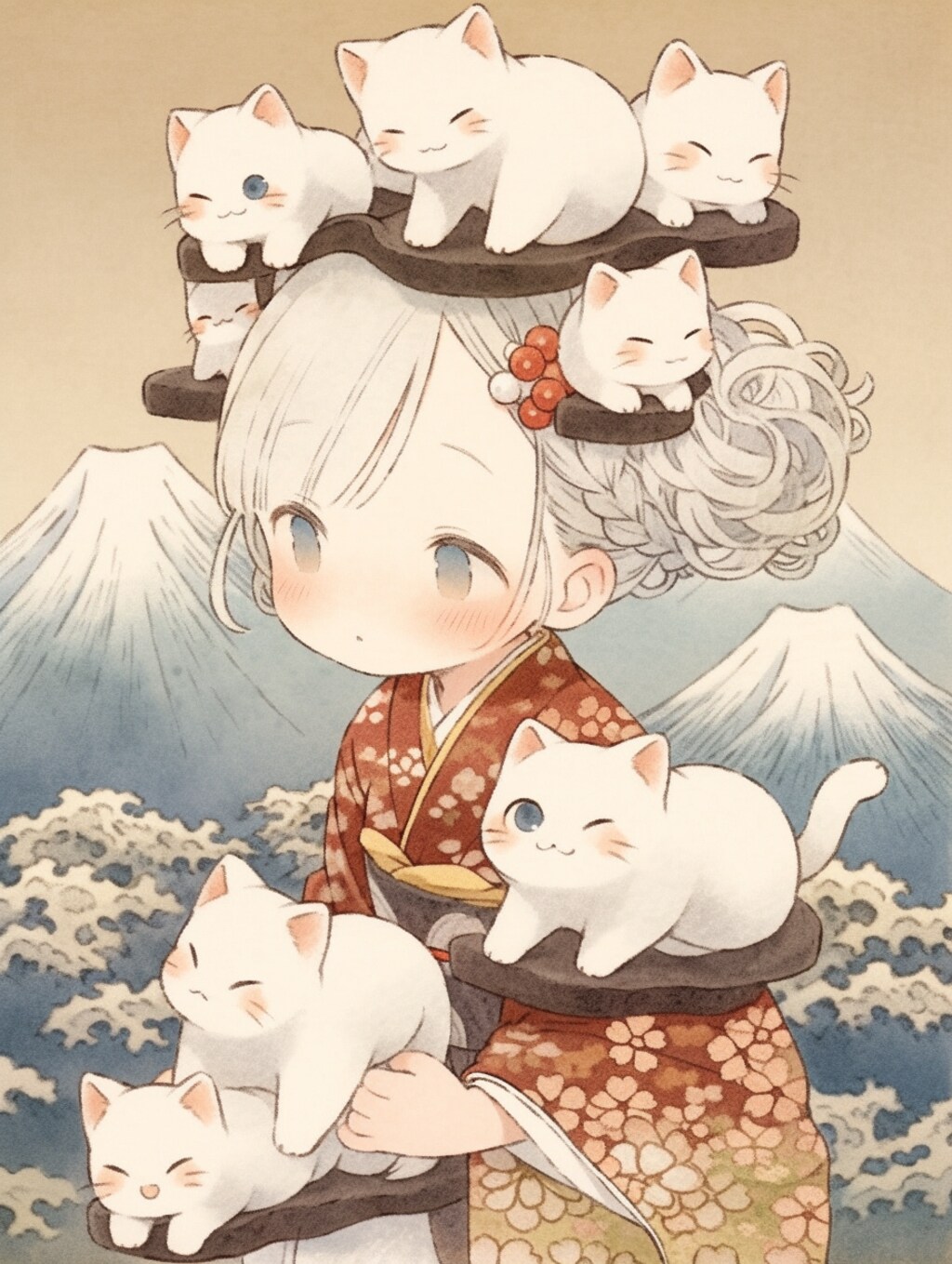 猫娘北斎