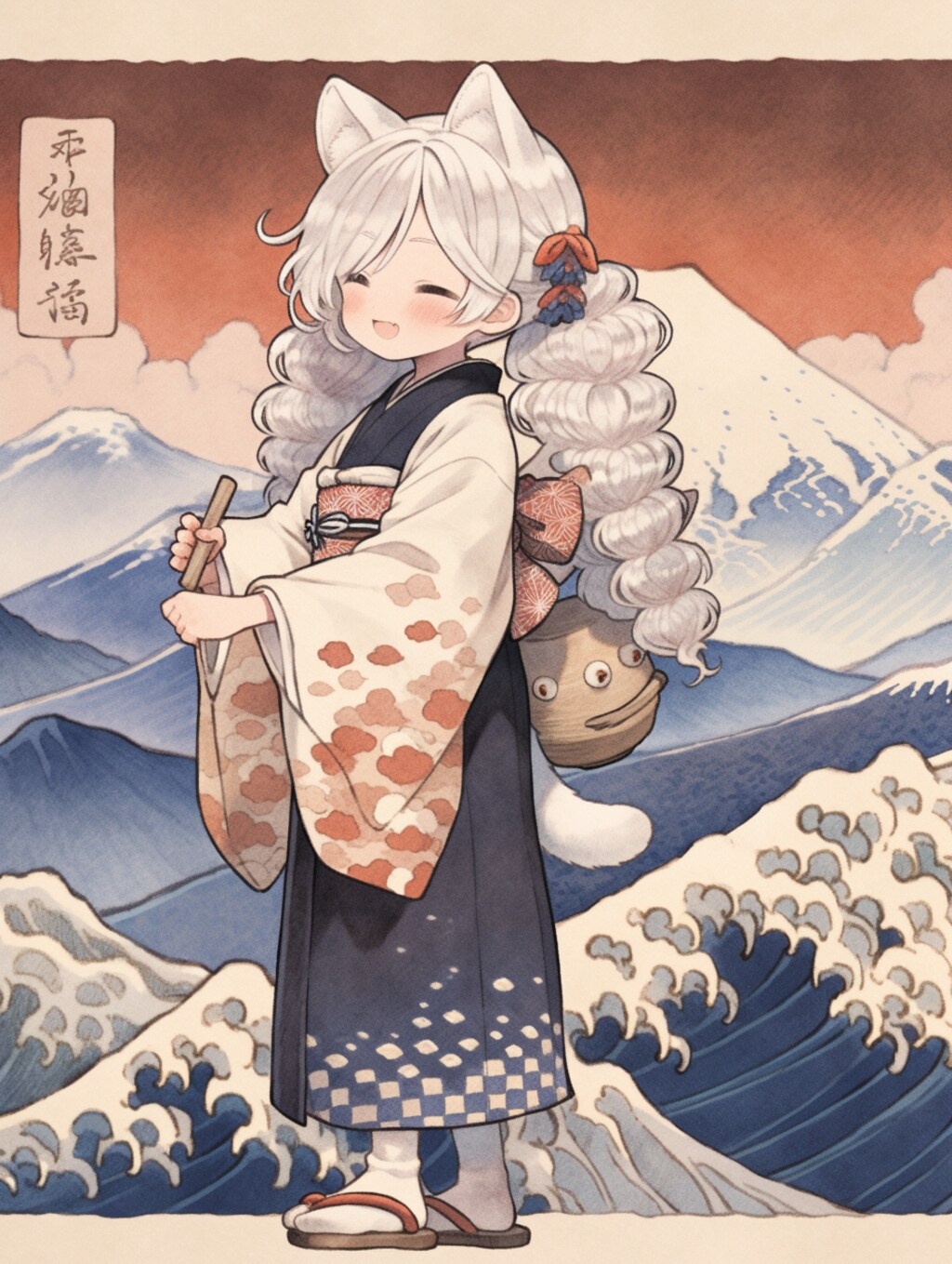 猫娘北斎