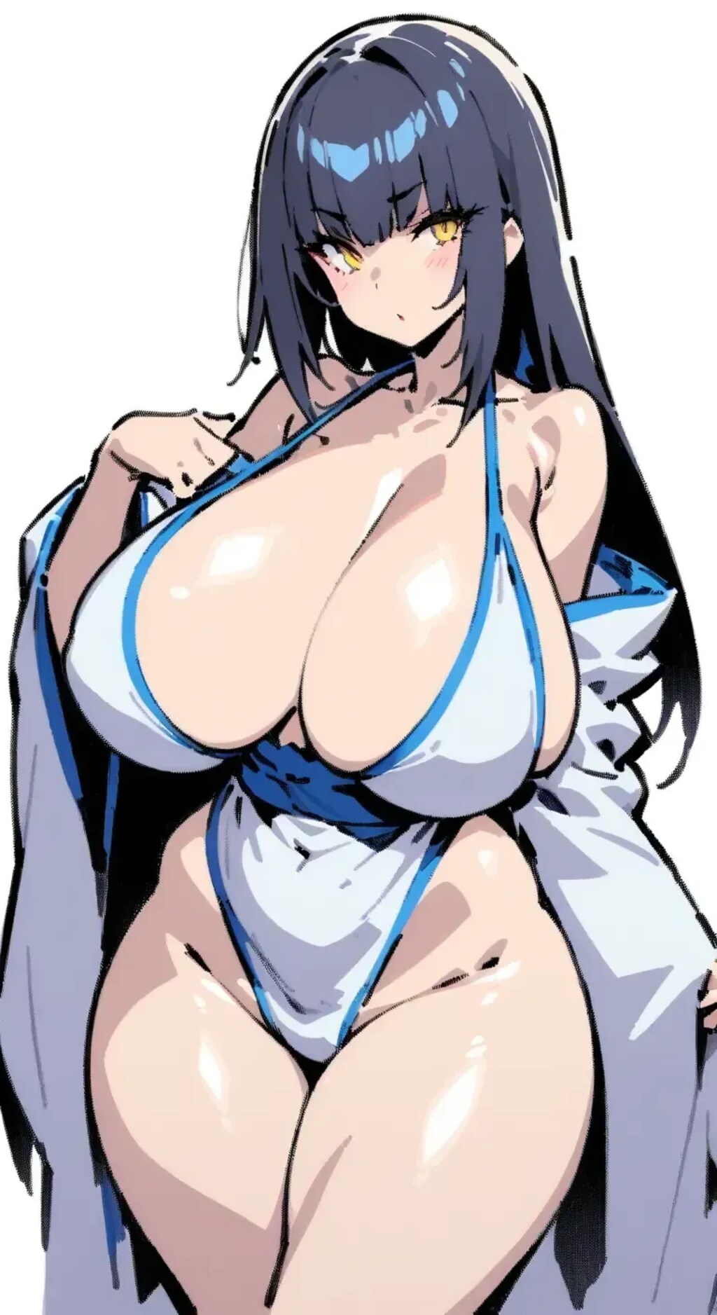 謎和服巨乳