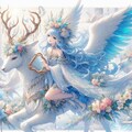 Concerto by the Blue saint lady of Light Wings and the Holy deer. 4枚目