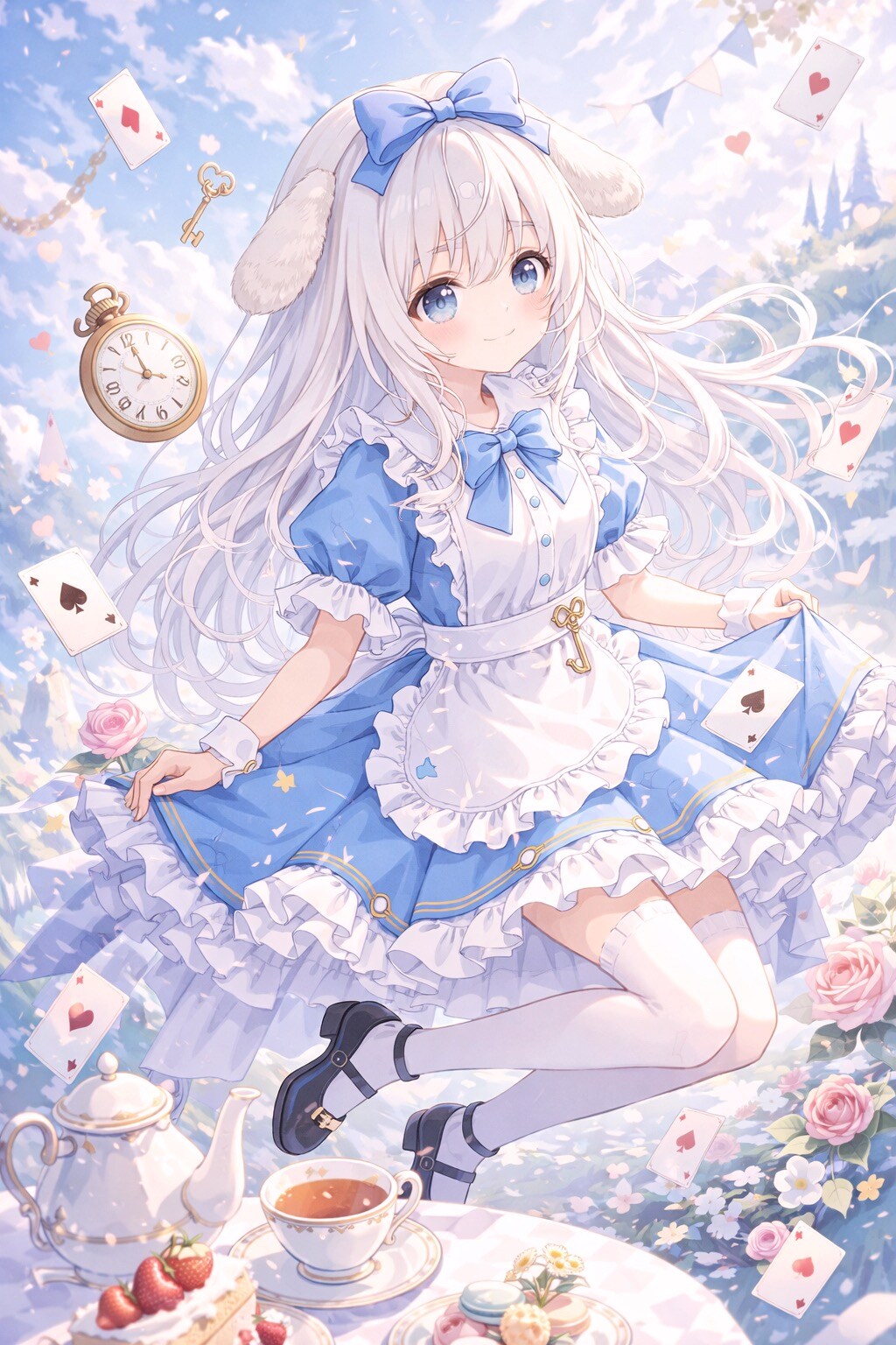 青のティーパーティー