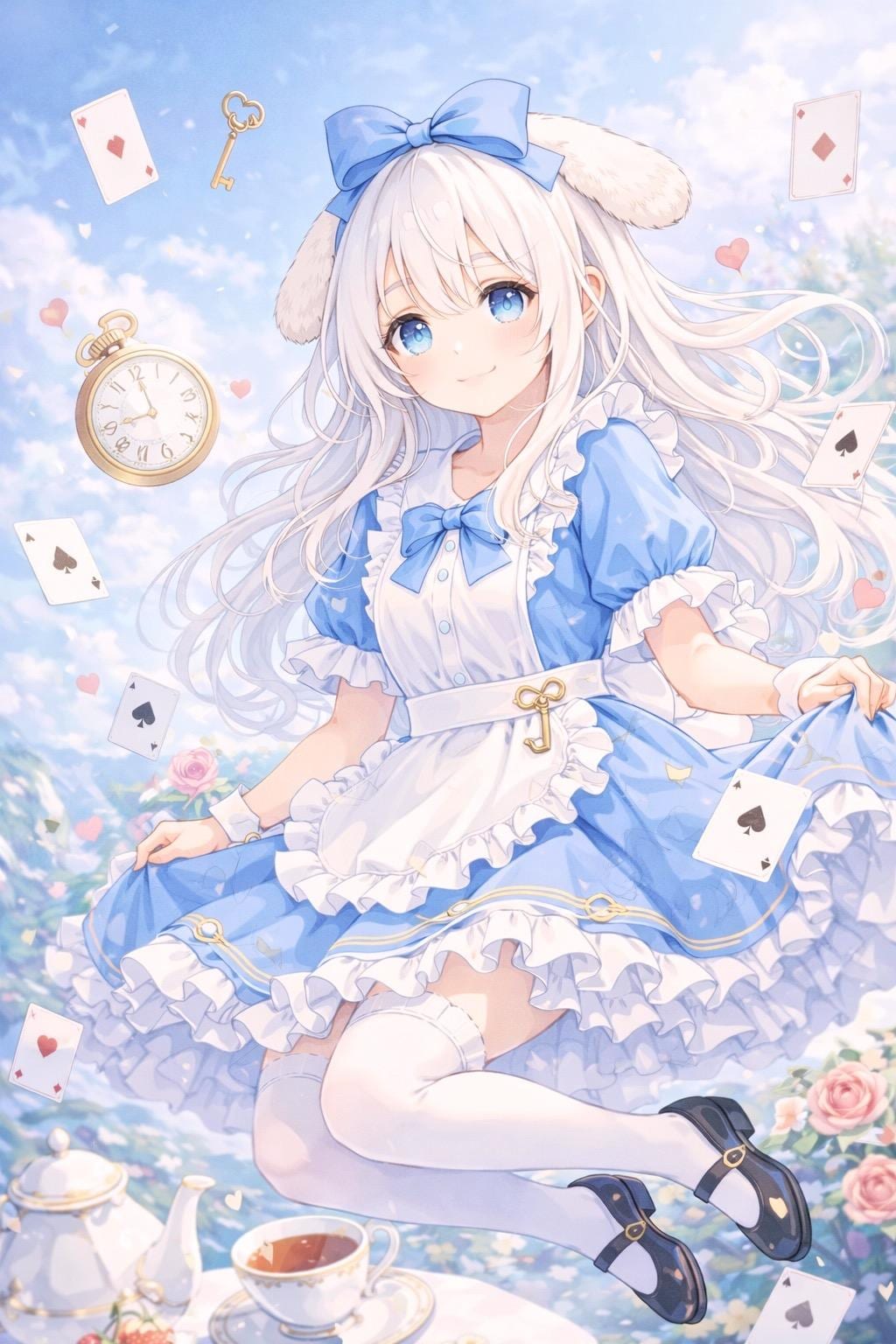青のティーパーティー