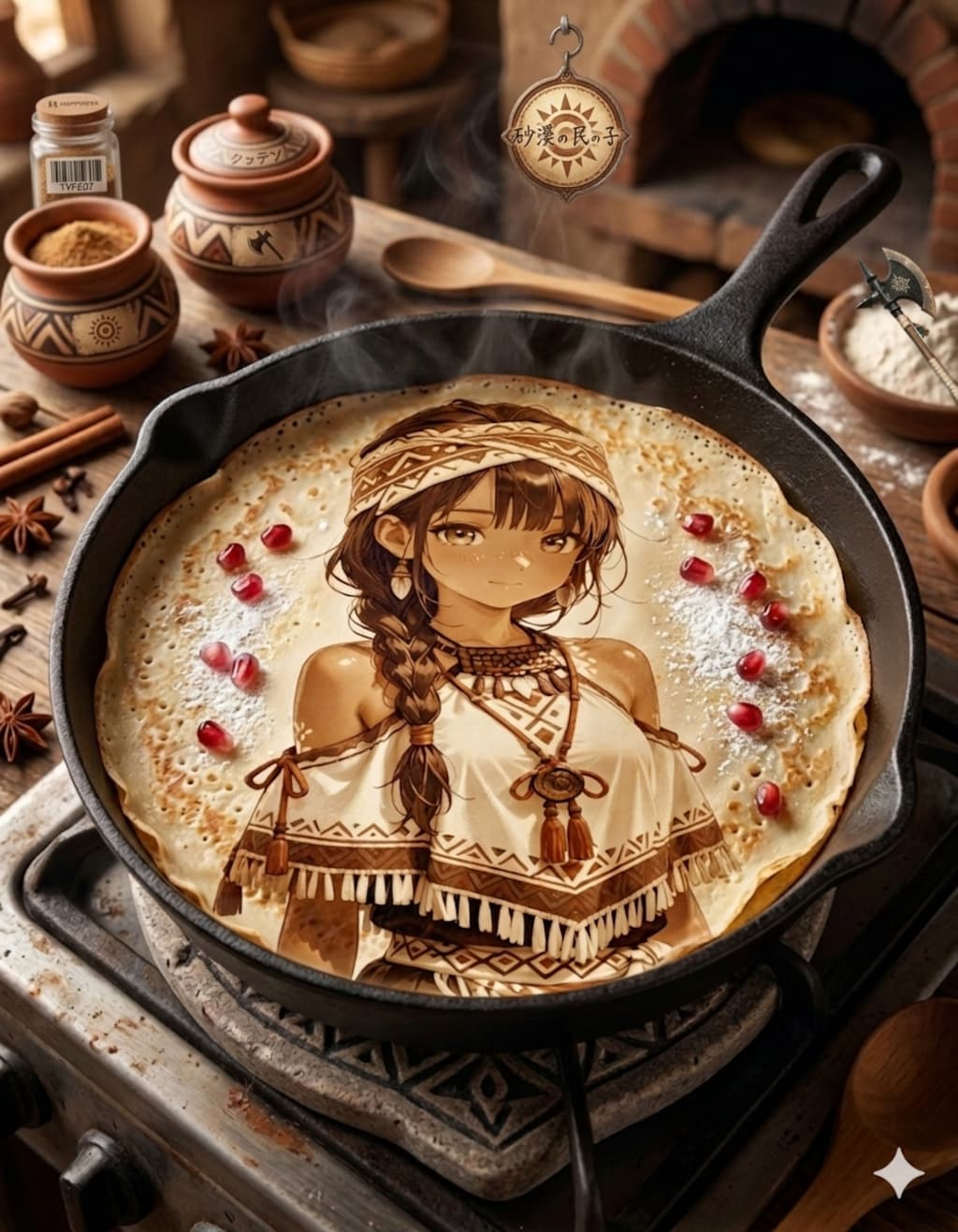 Crepe Burn Art