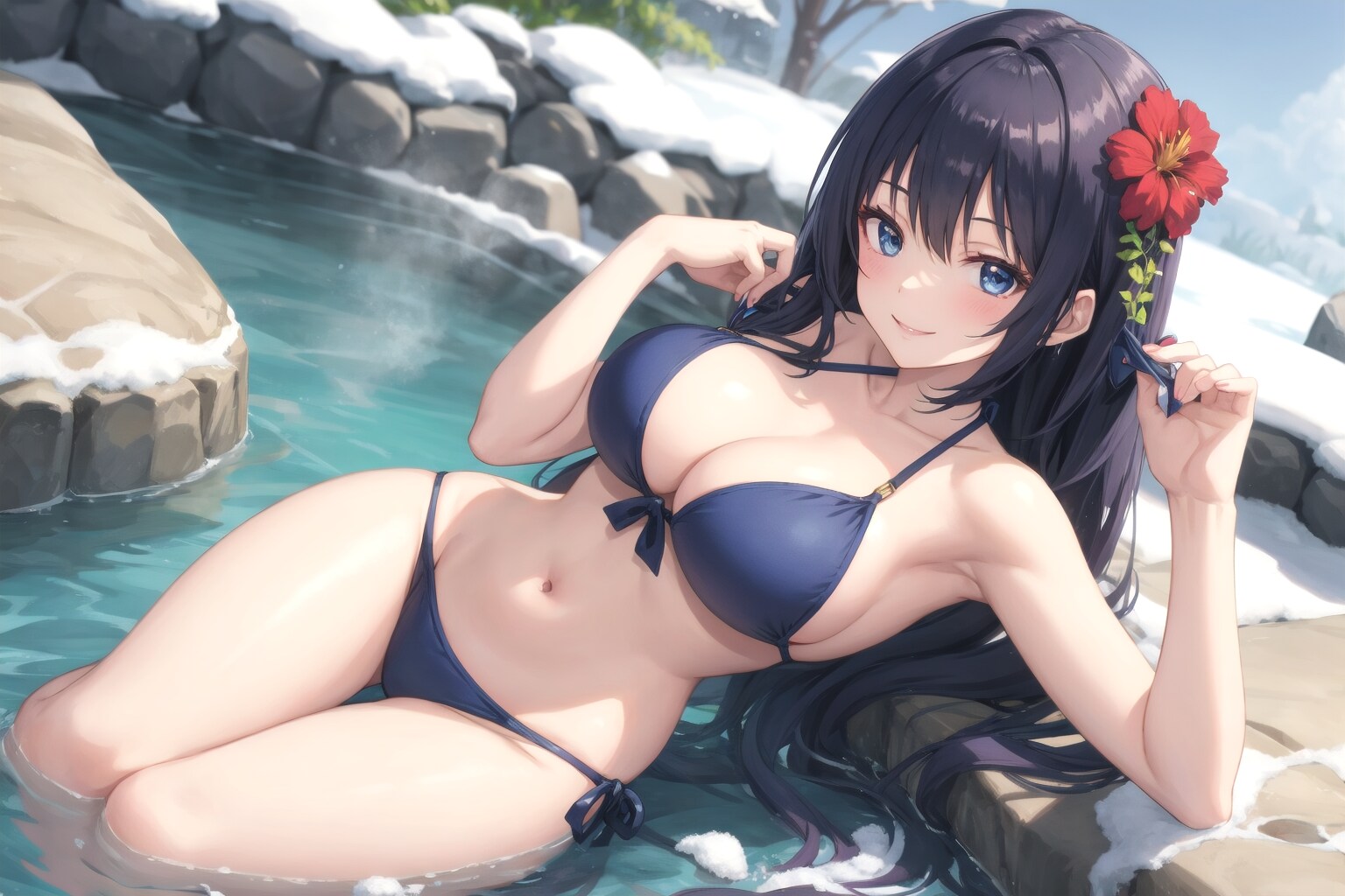 ♨で温まりなよ・・・
