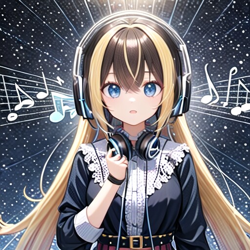 音楽も聴いてる一人のgirl | の人気AIイラスト・グラビア