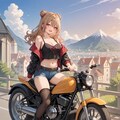 真夏のおバイクは暑くて熱いぷり 2枚目