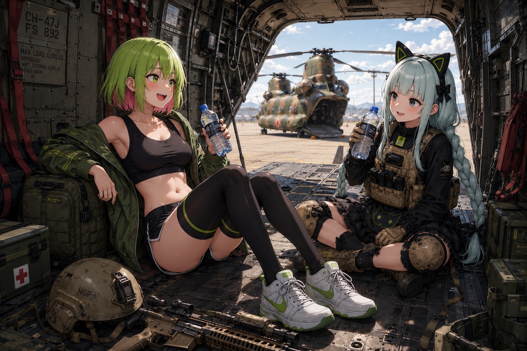 川崎ちゃんとミリィちゃん