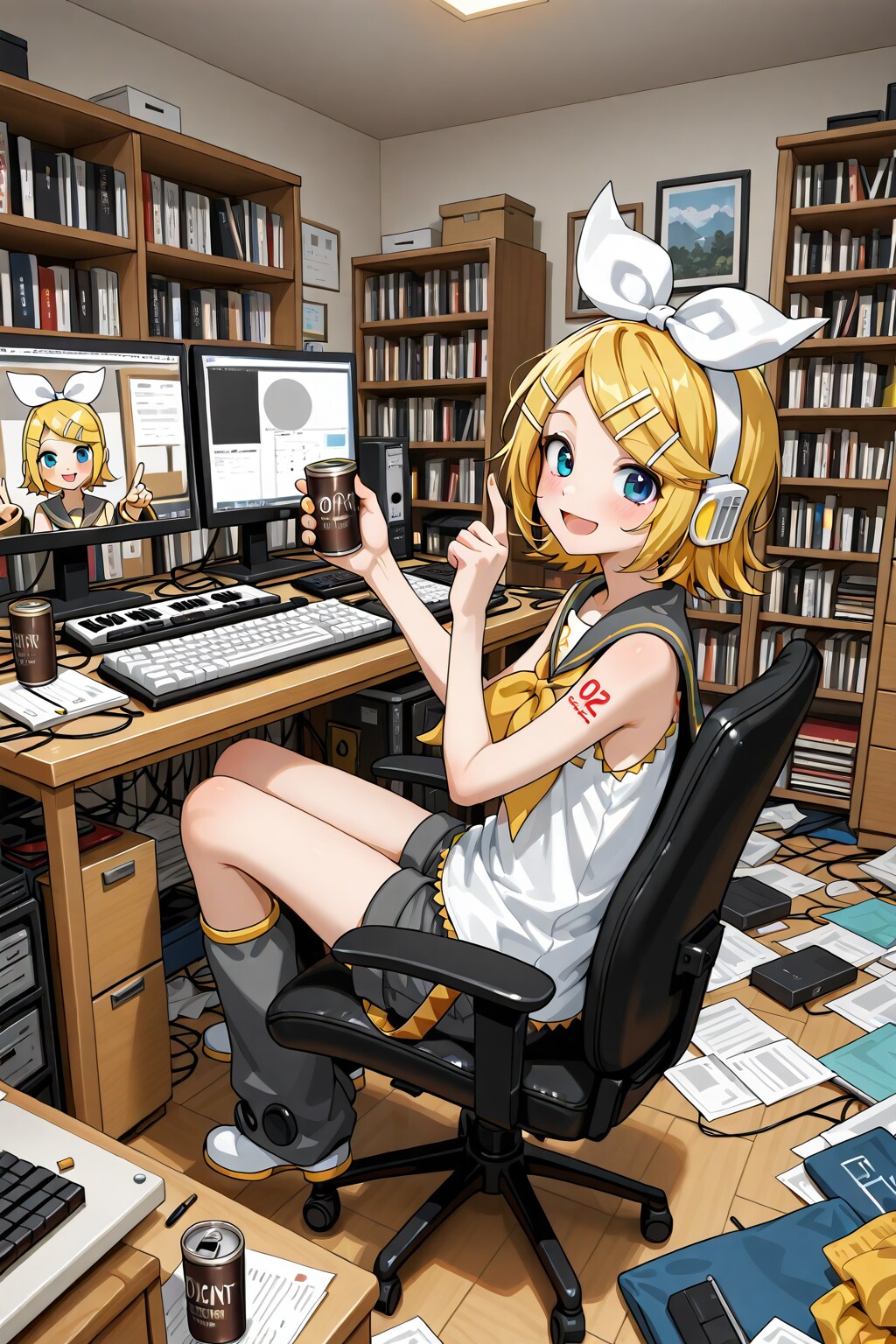 鏡音リン９２ | の人気AIイラスト・グラビア