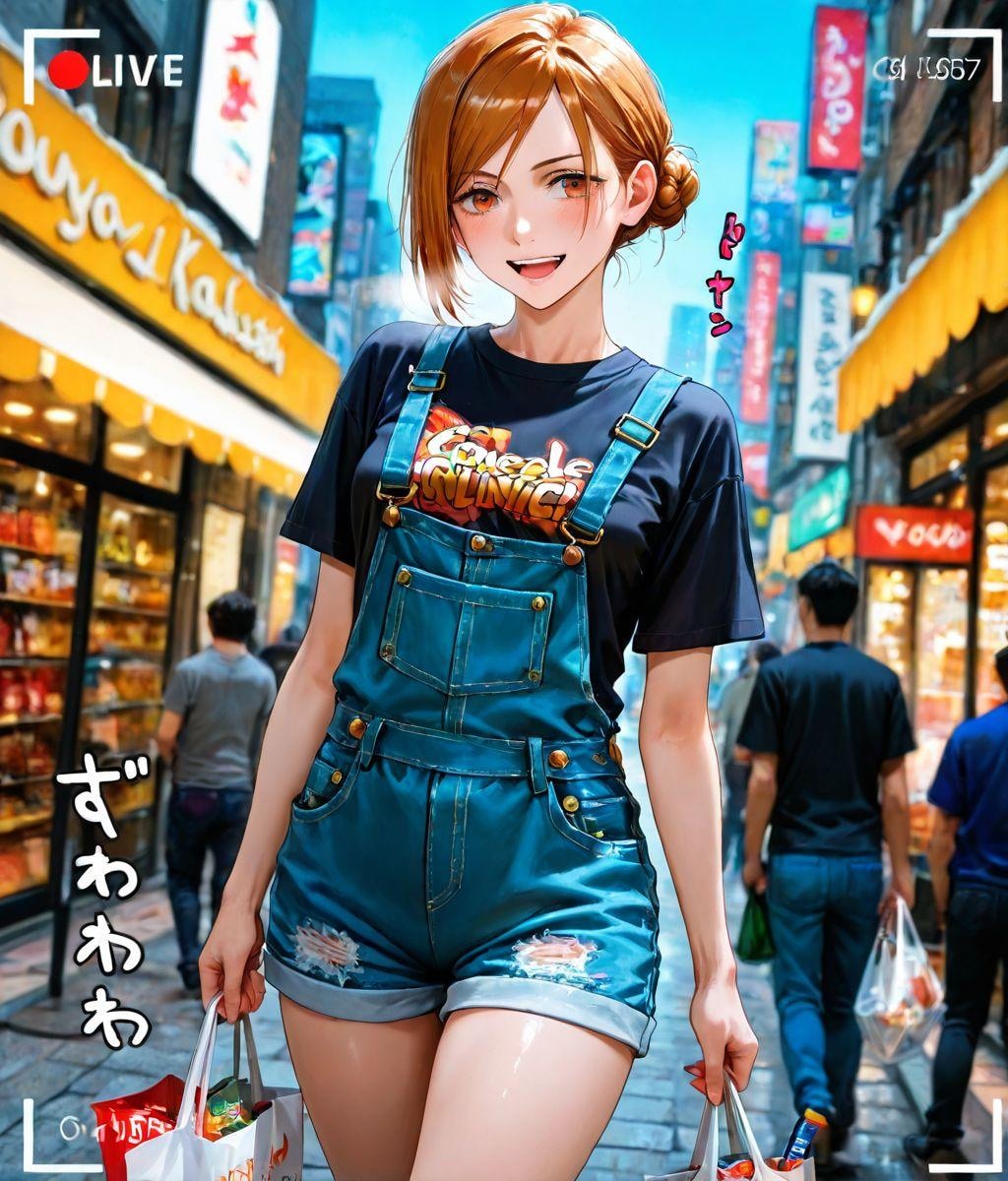 エンディングでショッピングを楽しむ釘崎野薔薇 003