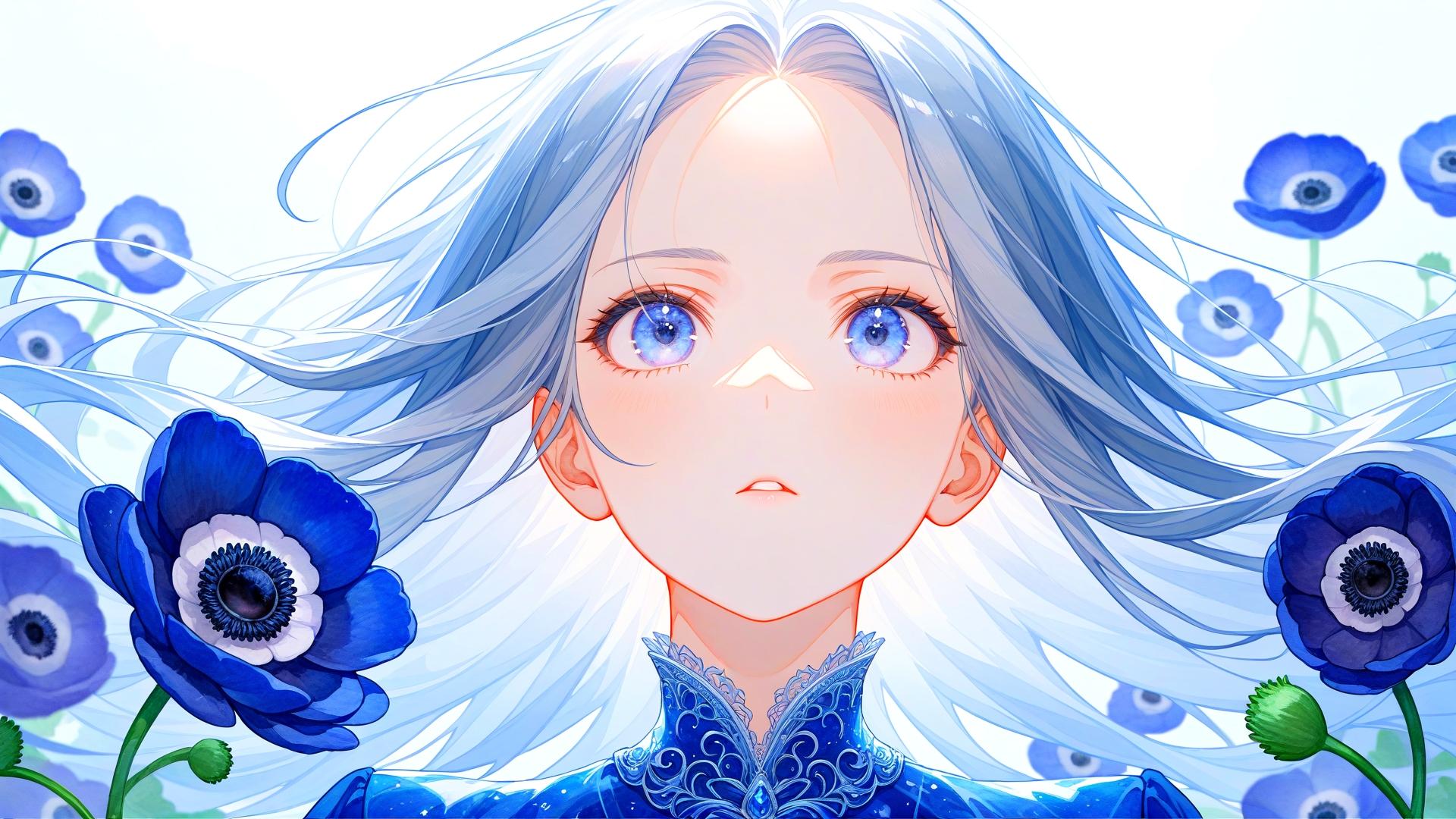 girl, flower 1 | の人気AIイラスト・グラビア