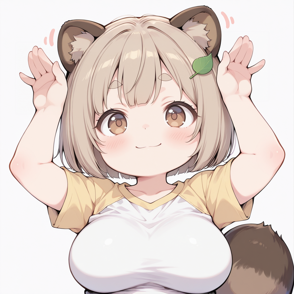 たぬ耳ぴくぴく