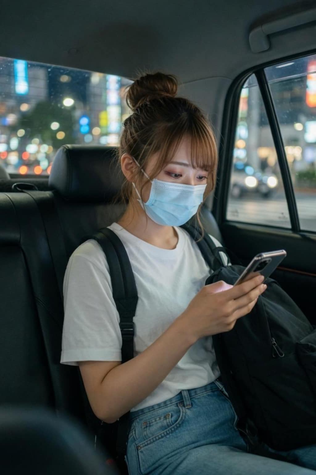 看護師　準夜勤終わりの帰り