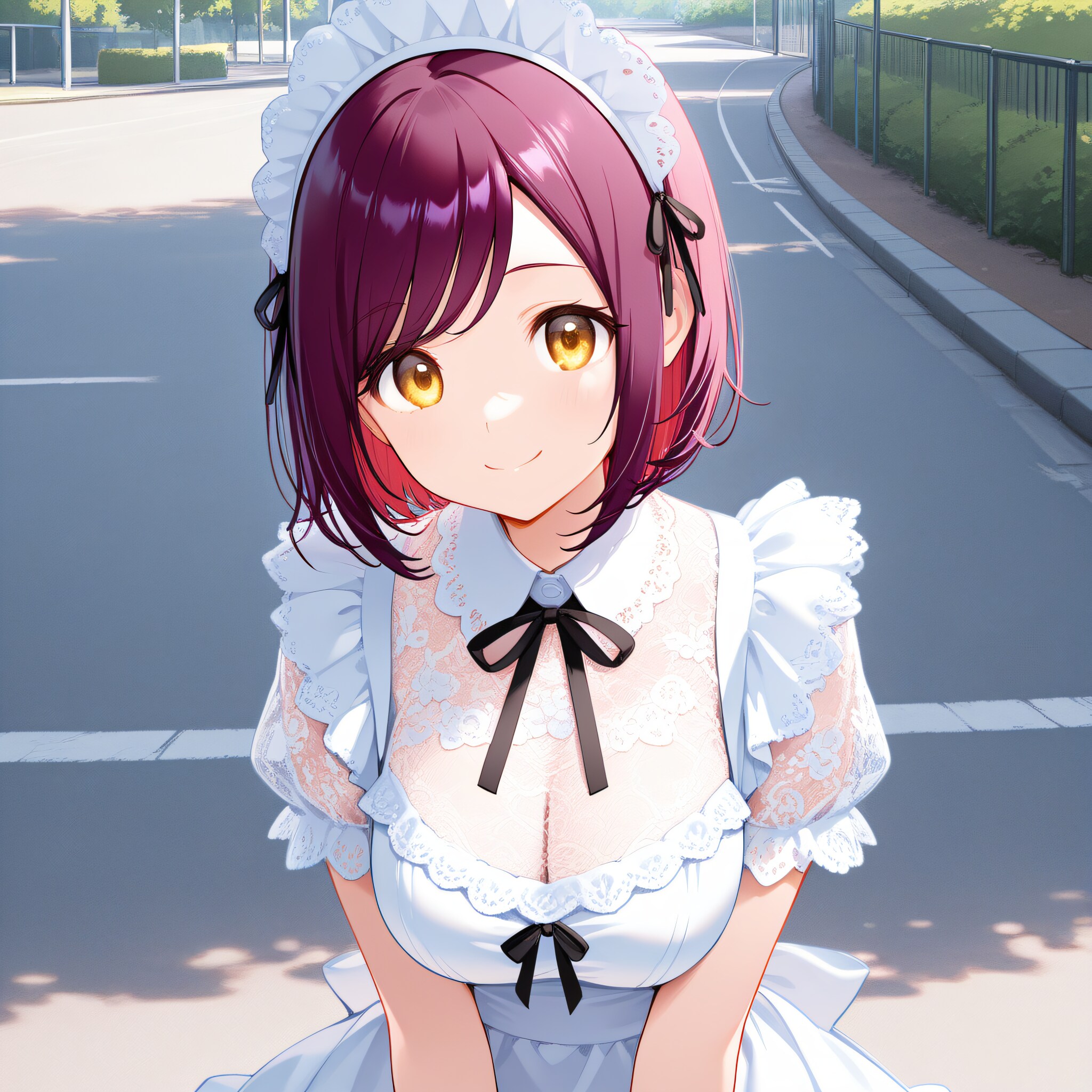 こんにちは（挨拶メイドの芽衣ちゃん）