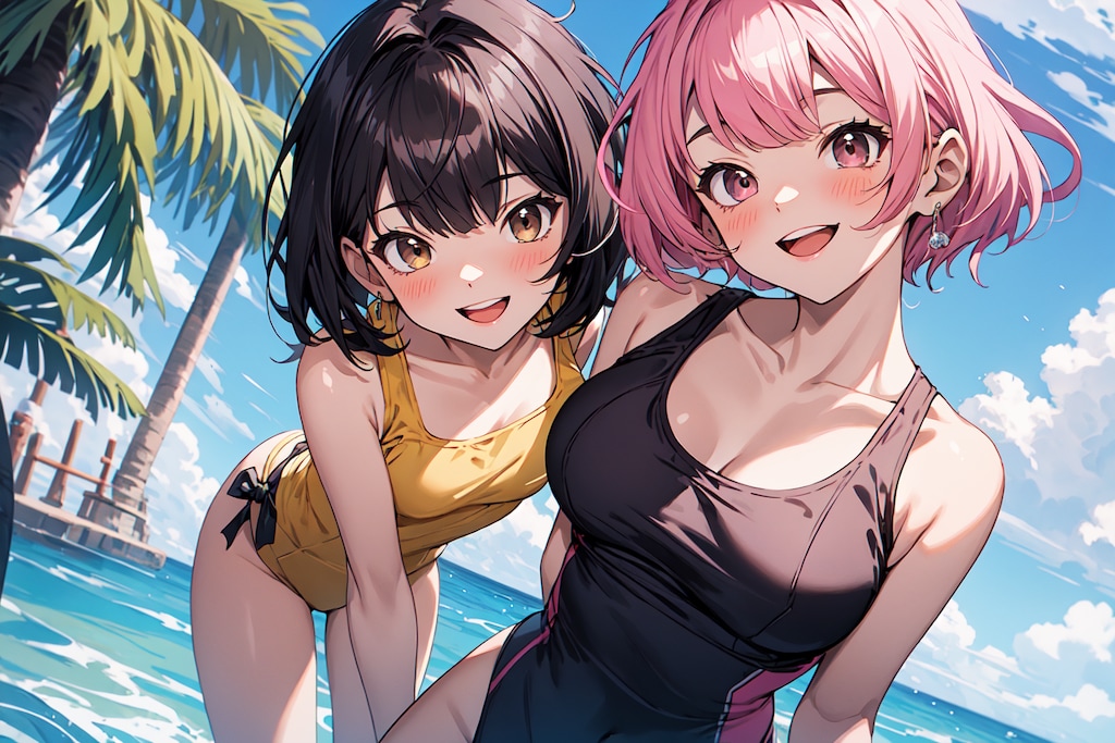 暑い夏は海へ02