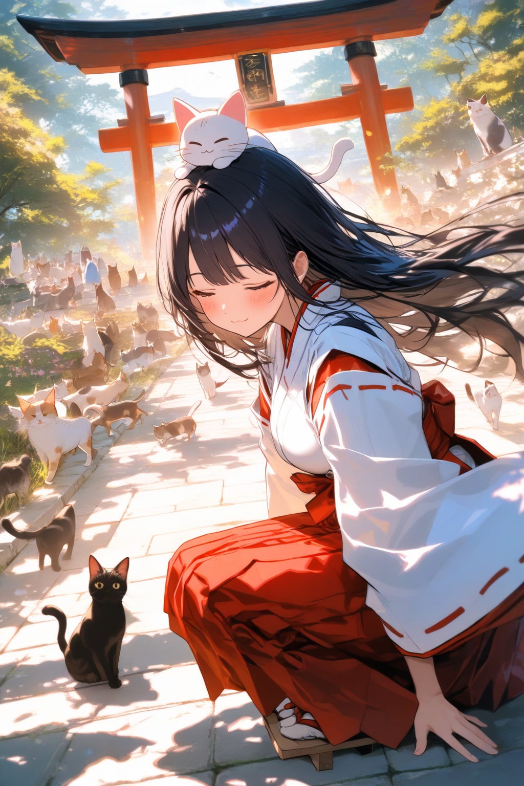 頭の上は特等席