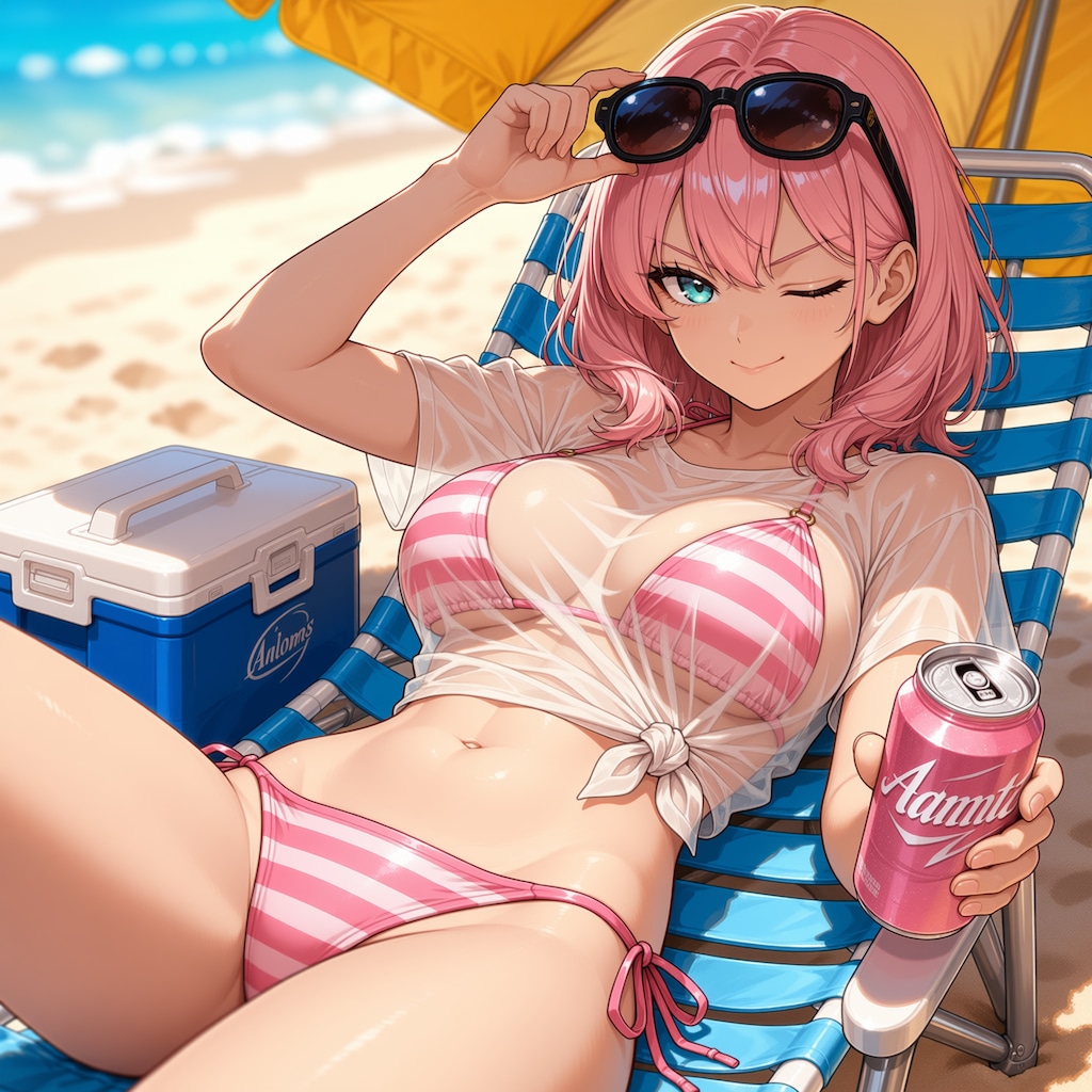 縞ビキニ
