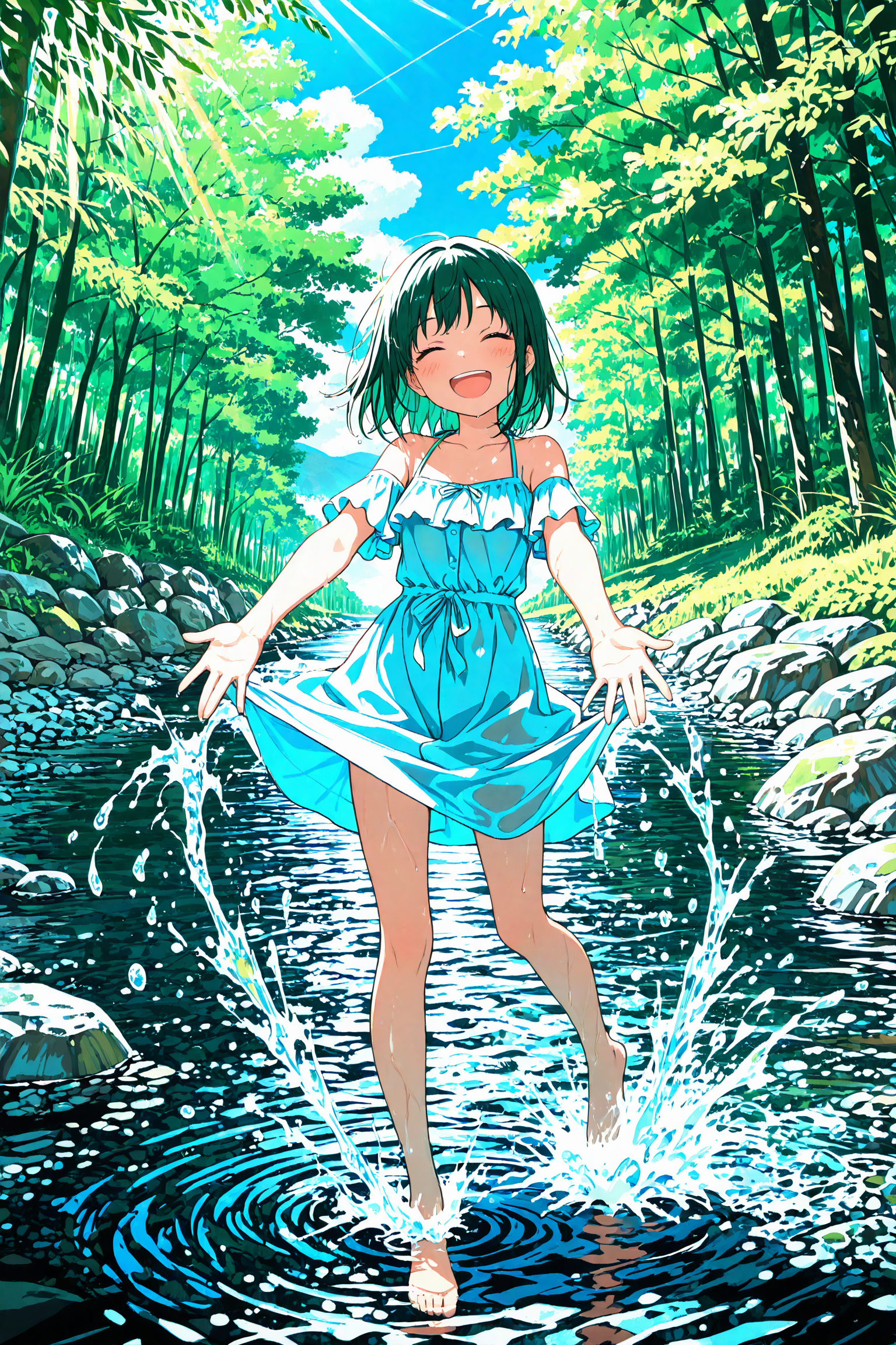 夏に川で遊ぶっていいよね