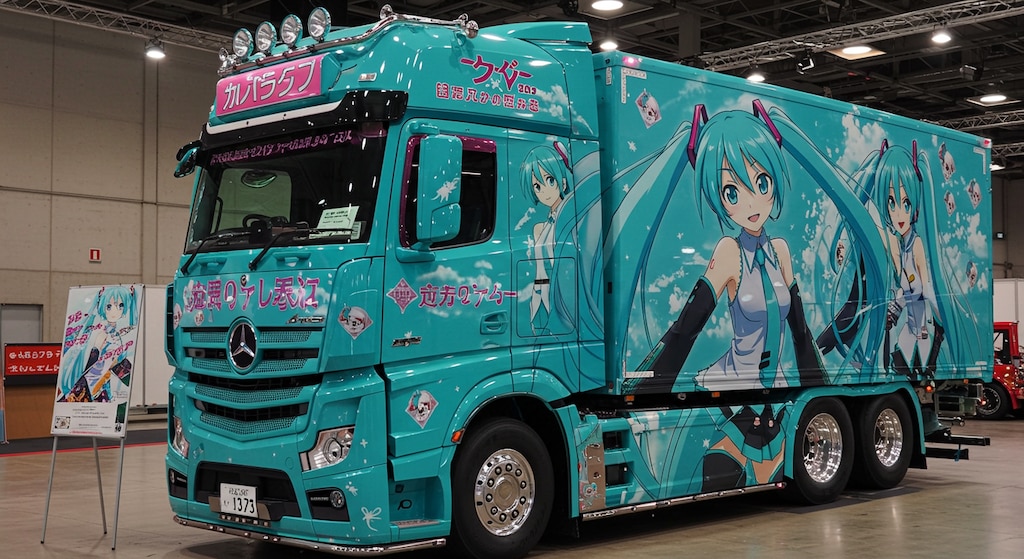 初音ミクメルセデスベンツトラック