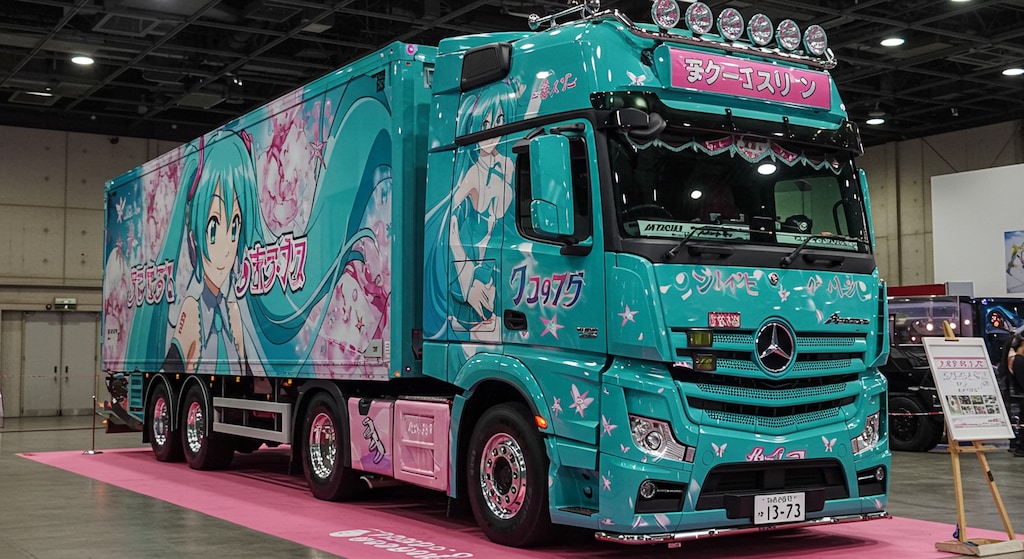 初音ミクメルセデスベンツトラック