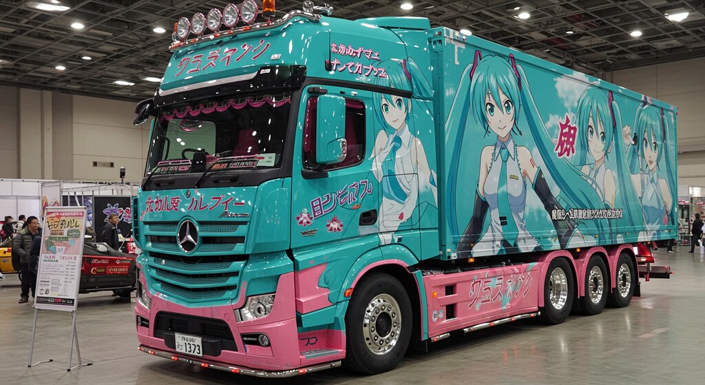 初音ミクメルセデスベンツトラック