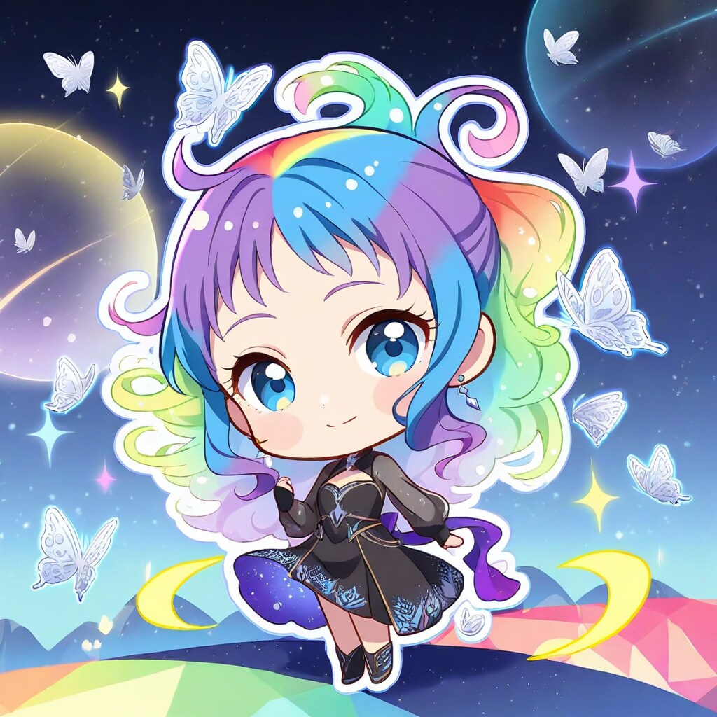 お蝶さんシール | の人気AIイラスト・グラビア