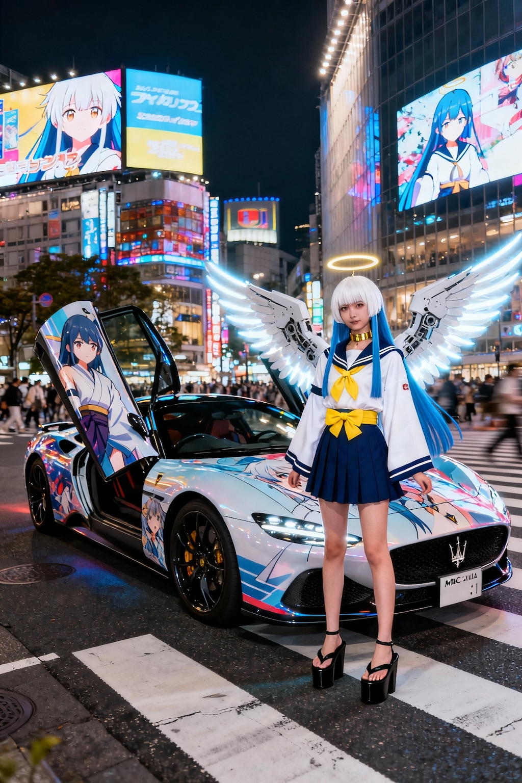 華金コスプレイヤー 〜AIの神さま オラクルちゃん渋谷交差点降臨〜